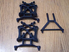 HPI Savage X 4.6 GT-6 Front & Rear Shock Towers &Body Posts Mounts 5.9 XL Flux