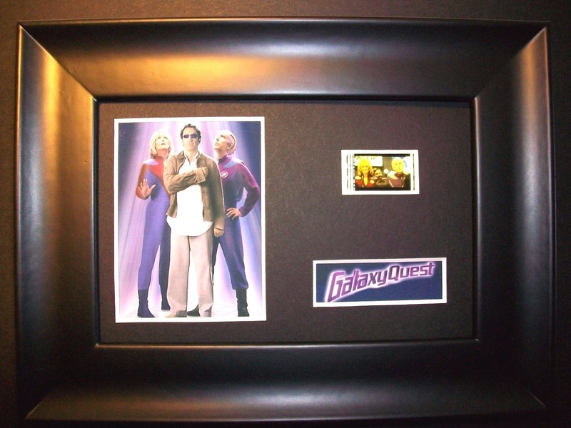 GALAXY QUEST Framed Movie Film Cell Memorabilia Compliments poster dvd