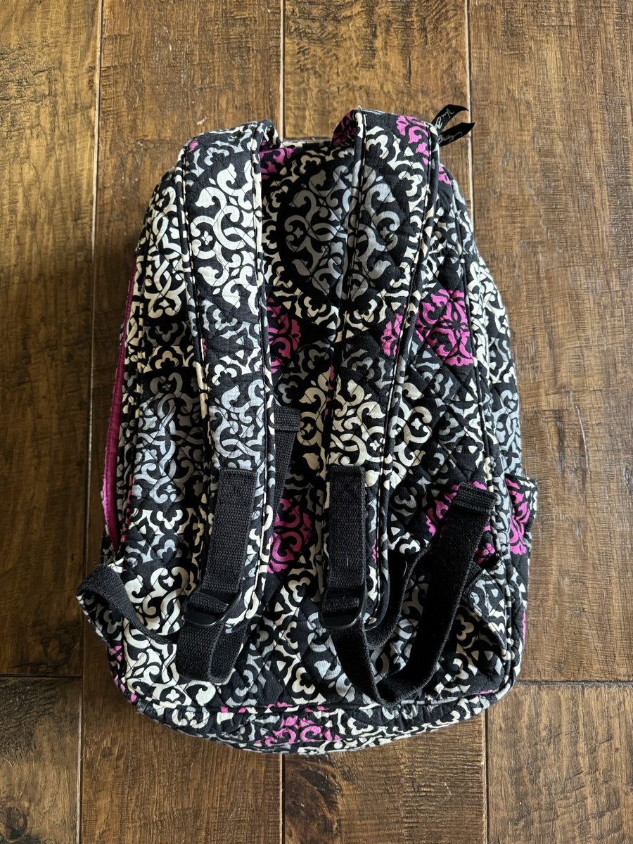 Vera Bradley Canterbury Magenta Campus Backpack & Insulated Lunch Box 2 Pc Set NWT Vera Bradley Lunch Bunch Bag Canterberry Magenta | eBay main image 2