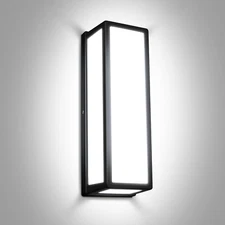 30Watt Modern Outdoor Wall Lights, 2000 Lumen Waterproof Exterior Porch Light, 6