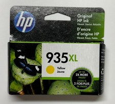HP 935XL High Yield Yellow Genuine Ink Cartridge, C2P26AN