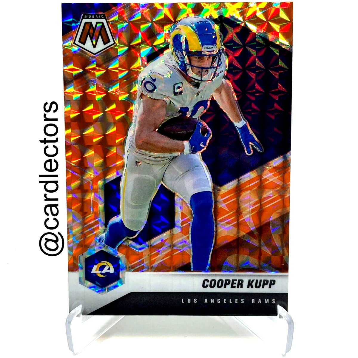 2021 Panini Mosaic Football COOPER KUPP #118 Reactive Orange PRIZM