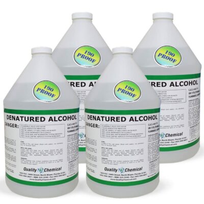 Denatured Alcohol (Ethanol) 190 proof / 4 Gallon case