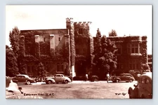 Postcard RPPC California Berkeley CA University Eshlerman Hall Cars 1940s EKC