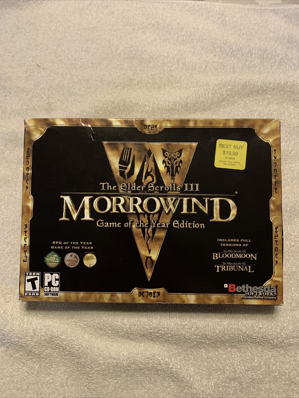 Hard copy morrowind goty pc ctcopax