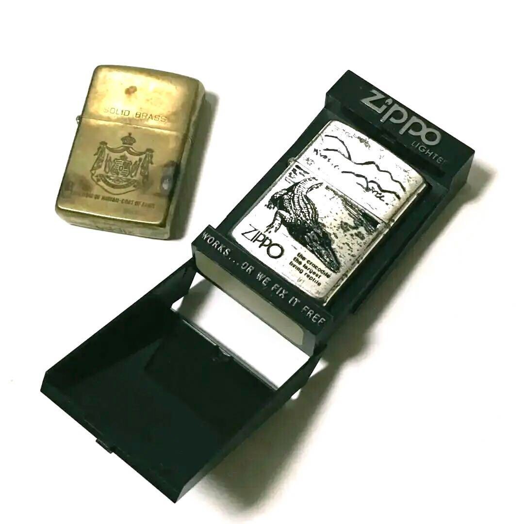 ZIPPO 真鍮 solid brass HAWAII ハワイ クロコダイル Zippo Solid Brass HAWAII Crocodile | eBay