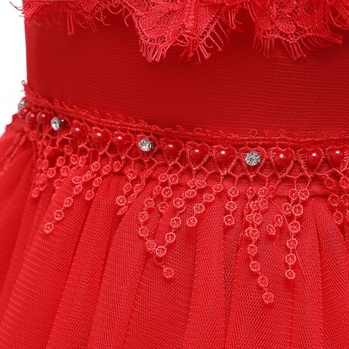 Flower Girls Kids Princess Dress Christmas Party Bridesmaid Wedding Tutu Gown - Picture 154 of 173