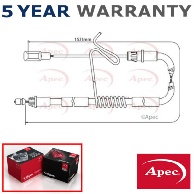 Apec Rear Left Hand Brake Cable Fits Ford Transit 2006-2014 1371467