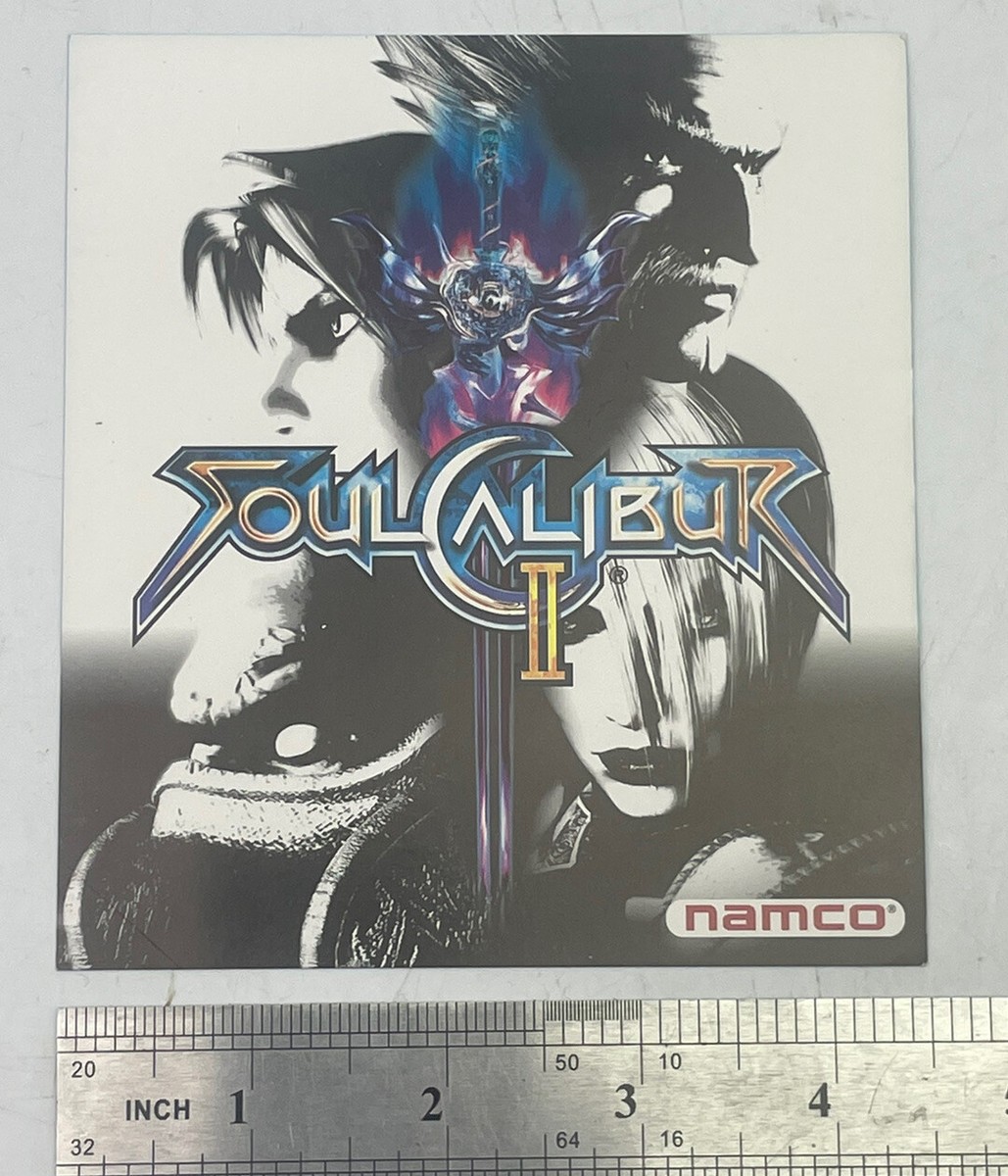 2003 Soul Calibur II E3 PlayStation 2 PS2 Press Ad Promo Wall Art