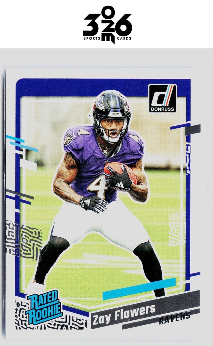 Zay Flowers 2023 Donruss Rookie #307 RC | eBay