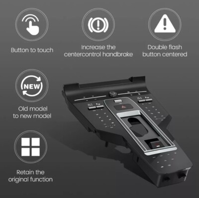 LCD Touch Panel Fashion Modification Car Saddle For Porsche Panamera 2010-2017