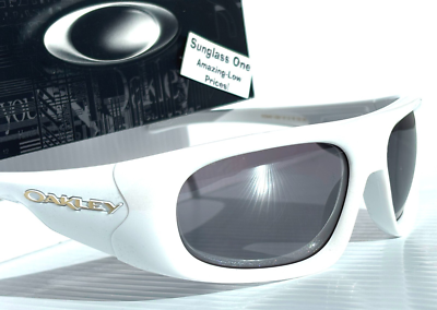 NEW Oakley BELLEVILLE Pearl White PRIZM Black Lens Sunglass 9491
