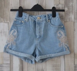 miss selfridge denim shorts
