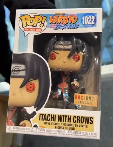Funko Pop! Itachi With Crows *Boxlunch Exclusive* Naruto In Hand + Protector