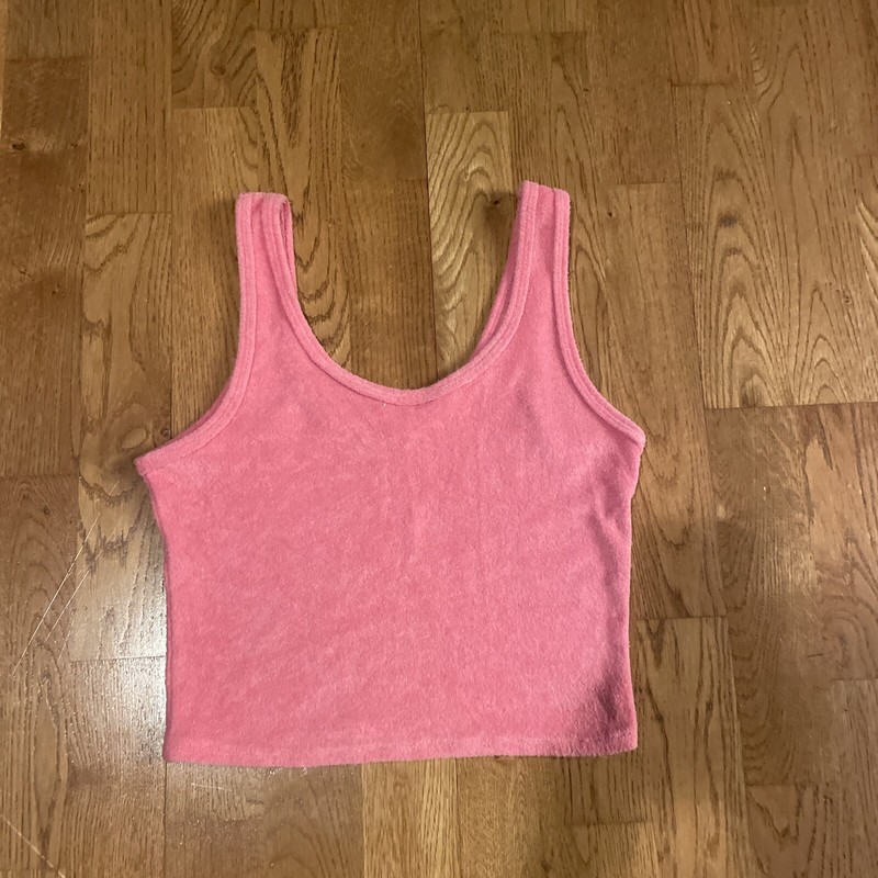 Women’s Hollister Pink Towel Tank Crop Size Small