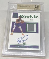 2018 SP #5/5 Marvin Bagley 2Clr RC ROOKIE  RPA  Auto GRN  BGS 9.5/10 GEM MINT