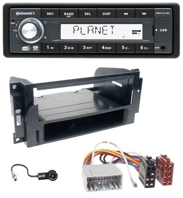 Continental MP3 AUX USB DAB 1DIN Autoradio für Chrysler PT Cruiser 300C Dodge Je - Bild 1 von 4