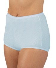 Dixie Belle Women's Cotton Full Brief Panties   3 Pack, Size 7, Blue