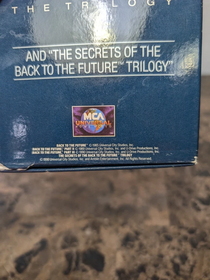 Back To The Future The Trilogy VHS Box Set 1990 Limited Edition Set - Image 4 of 4
