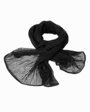 MIL-TEC® Netzschal PES schwarz Tarnschal Commando Schal