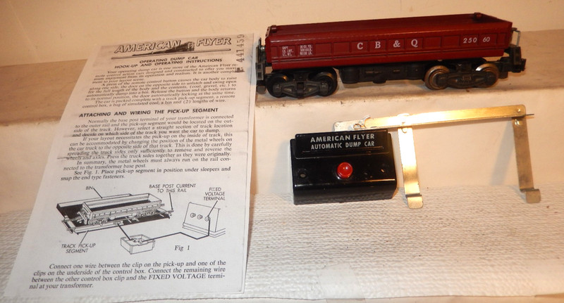 American Flyer BRAND NEW, Store Stock, Rare 25060 Coal Auto Dump Car
