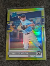 2020 Donruss Optic Lime Green RC #70 Donnie Walton Mariners Baseball Card 