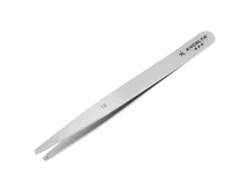 Excelta 15 - Tweezers, 3-Star Cutting, Transverse End, Carbon Steel, 4.5'