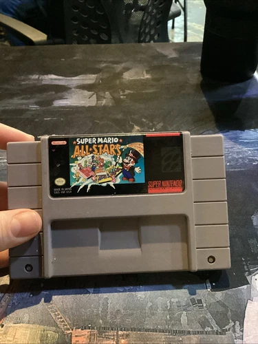 Super Mario All-Stars Nintendo SNES 90s Brothers 1 2 3 Cartridge Only Tested