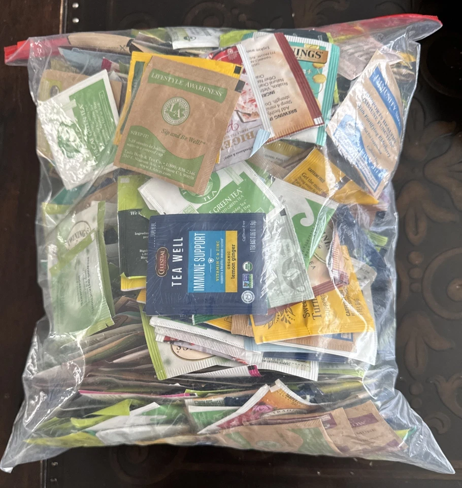 ENORME LOTE DE BOLSAS DE TÉ Yogi Celestial Bigelow Twining’s DETOX ENERGY FOCUS Big Set Foto 3 de 4