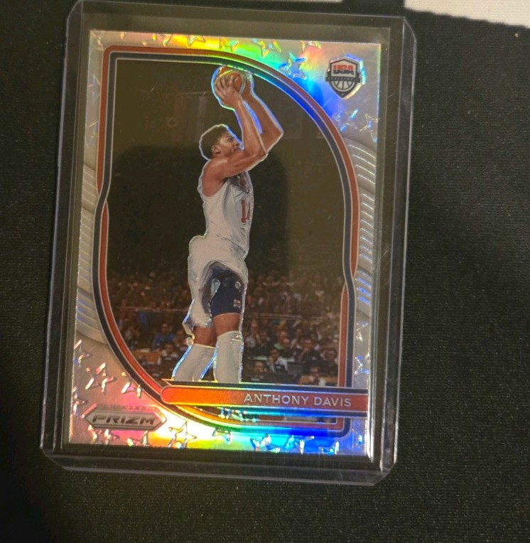2020-21 Panini Prizm - USA Basketball Silver Prizm #8 Anthony Davis
