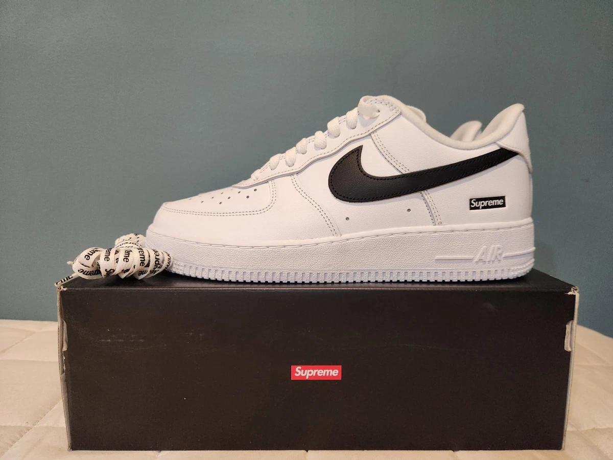 Preços baixos em Nike Air Force 1 Supreme White | eBay