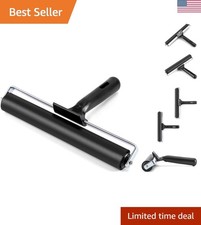 Durable 8-Inch Rubber Roller - Perfect for Tape, Wallpaper Scrapbook Projects