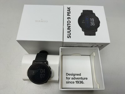 SUUNTO 9 PEAK Sports Watch GPS Timepiece Used Ultra Thin Durable clean