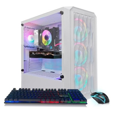 Gaming PC Desktop AMD Ryzen 5 2600 6G RTX 3050 6G 16GB 1TB WiFi STGAubron DDR4