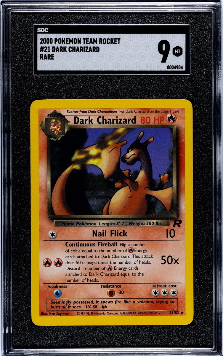 わるいリザードン 英語Dark Charizard Non-Holo 1999 Dark Charizard Non-holo 21/82 Team Rocket Unlimited Pokemon Card