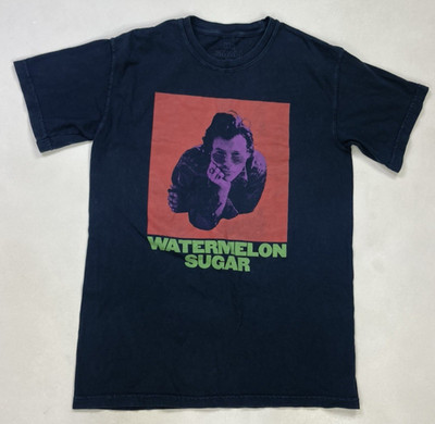 Harry Styles Watermelon Sugar Graphic T-shirt Women Small Black Music