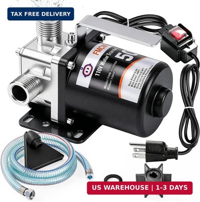 FMCNMech 110V Portable Electric Water Transfer Pump, 500 GPH High Flow Utility P
