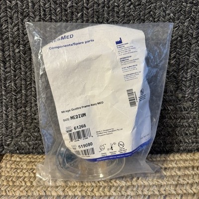 RESMED MIRAGE QUATTRO Frame Assembly Size Med.- New Sealed. 61266