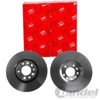 2X TRW Bremsscheiben 308Mm BelÜFtet Vorne Passend FÜR Opel Adam Astra Corsa