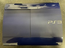 PS3 Super Slim 500gb Blue PAL Rare - Console Only