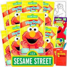 8 Mini Activity Packs for Kids - Party Favors, Goodie Bags, Coloring Books, Stic