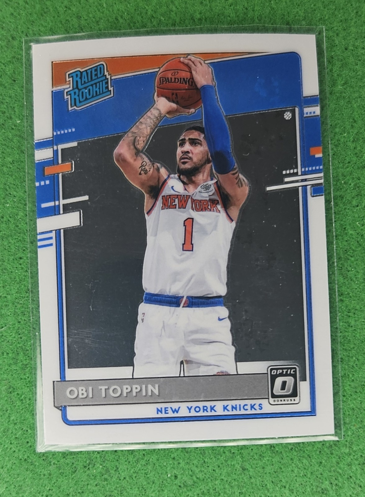 2020-21 Panini Donruss Optic - Rated Rookie Obi Toppin #158 (RC)