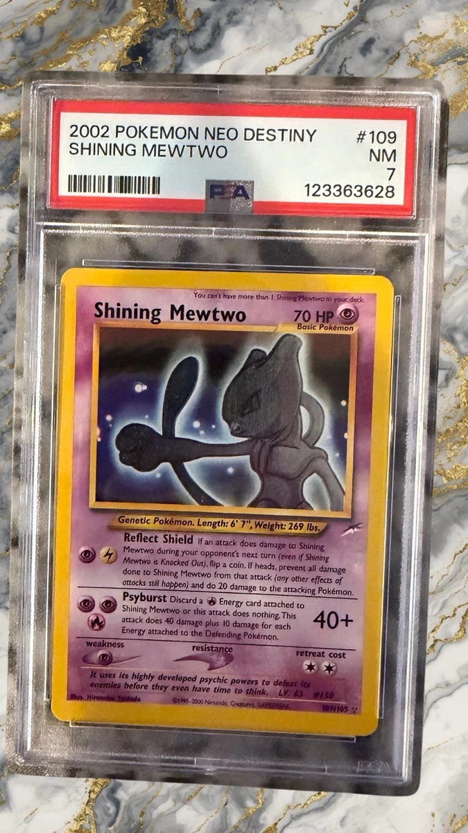 Mewtwo Pokémon TCG Neo Destiny Individual Collectible Card Game
