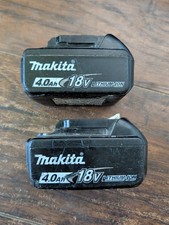 2: Makita BL1840B 18V 4.0ah Lithium Ion Batteries