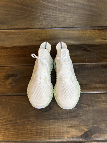 Adidas Alphaedge 4D CG5526 White Sneakers Athletic Shoes Men Size 9.5 - Picture 2 of 15