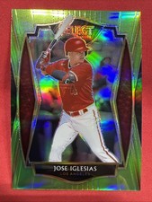 2021 Select Neon Green Prizm💥Jose Iglesias💥 #196 ⚾️ #20/99 Angels