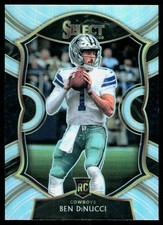 2020 Panini Select #99 Ben DiNucci Silver Prizm