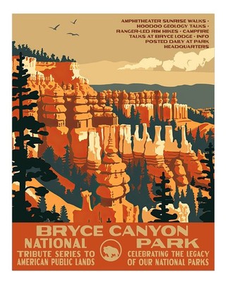 Bryce Canyon Nationalpark Poster Wandbild - Natur Landschaft