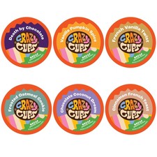 Decaf Flavored Coffee Pods Cups Variety Pack for Keurig Brewers 24 PCS
