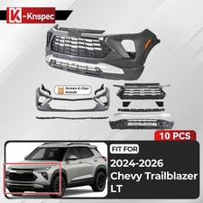 Front Bumper Cover Grille Assembly Grill Kit For 2024-2026 Chevy Trailblazer LT